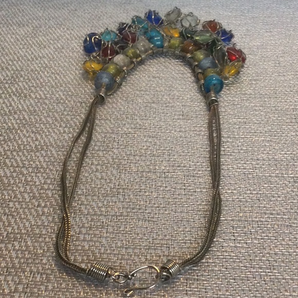 Colorful Choker Necklace - Picture 4 of 5